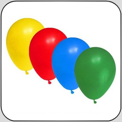 balónky barevné mix L 30 cm – Zboží Mobilmania