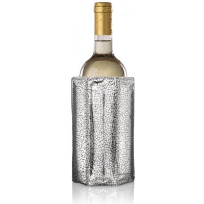Vacu Vin 38803606 Chladicí obal na víno stříbrný – Zboží Dáma