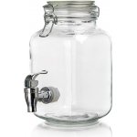 M.A.T. Láhev skleněná s kohoutkem kovové víčko 2200ml – Zboží Dáma