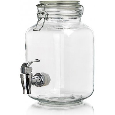 M.A.T. Láhev skleněná s kohoutkem kovové víčko 2200ml – Zboží Dáma