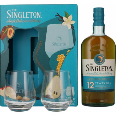 Singleton of Duffton 12y 40% 0,7 l (dárkové balení 2 sklenice) – Zboží Mobilmania