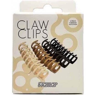 Framar Claw Clips Neutral 4 ks Vlasový skřipec – Zbozi.Blesk.cz