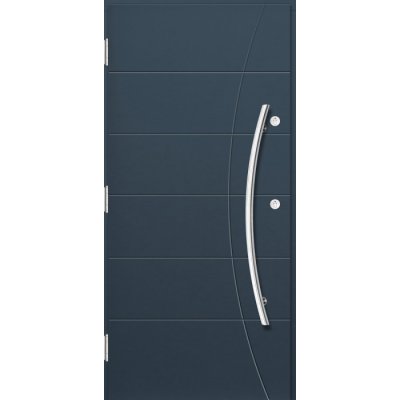 Erkado vchodové dveře P145 Palisandr 100 x 208 cm