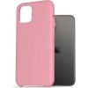 Pouzdro a kryt na mobilní telefon Apple Pouzdro AlzaGuard Premium Liquid Silicone Case iPhone 11 Pro růžové