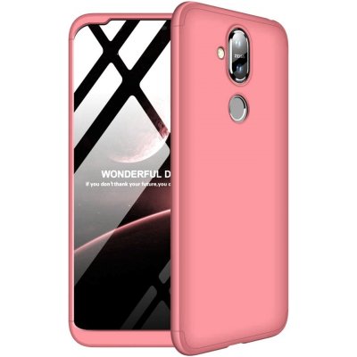 Pouzdro GKK 360 Přední a zadní celého mobilu Nokia 8.1 růžové – Zboží Mobilmania
