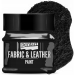 pentart Barva na textil a kůži černá 50 ml – Zboží Dáma