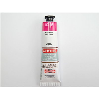 Koh-i-noor Barva akrylová 40 ml magenta 0315 – Zboží Dáma