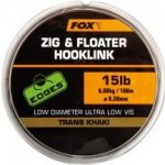 Fox Edges Zig & Floater Hooklink Trans Khaki 100 m 0,3 mm 6,8 kg – Zbozi.Blesk.cz