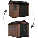 Keter Newton Plus Wide 9 x 7,5 hnědý 17212879 – Zboží Dáma