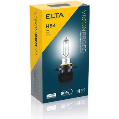 Elta VisionPro plus HB4 P22d 12V 60W 2 ks