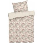 Livarno home satén povlečení květiny/bílá 140x200 70x90 – Hledejceny.cz