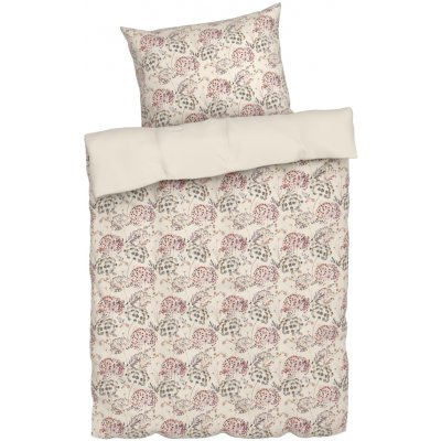 Livarno home satén povlečení květiny/bílá 140x200 70x90 – Hledejceny.cz