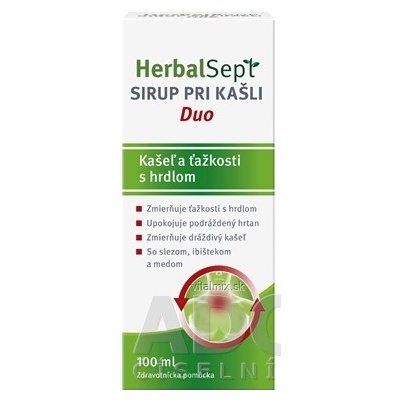 Naturprodukt HerbalSept SIRUP PŘI KAŠLI Duo 100 ml – Hledejceny.cz