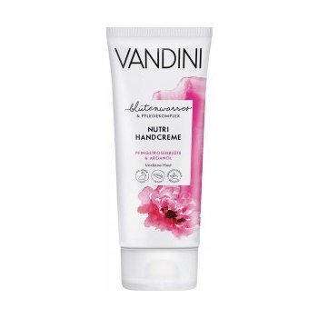 Aldo Vandini Nutri krém na ruce s květem pivoňky pro suchou pokožku 75 ml