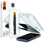 Spigen Glass tR EZ Fit Privacy 2 Pack transparency iPhone 16 Pro AGL07929 – Zboží Živě