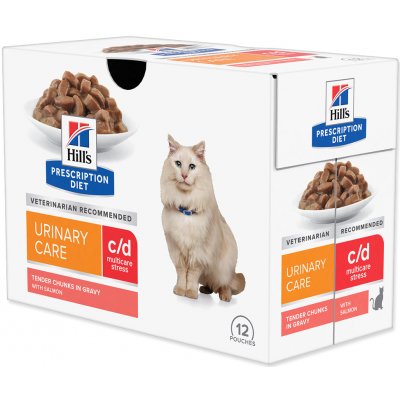 Hill's Prescription Diet c/d Stress urinary care losos 12 x 85 g – Sleviste.cz