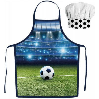 Jerry Fabrics Dětská zástěra FOTBAL stadion set s čepicí – Hledejceny.cz