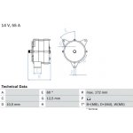 generátor BOSCH 0 986 034 260