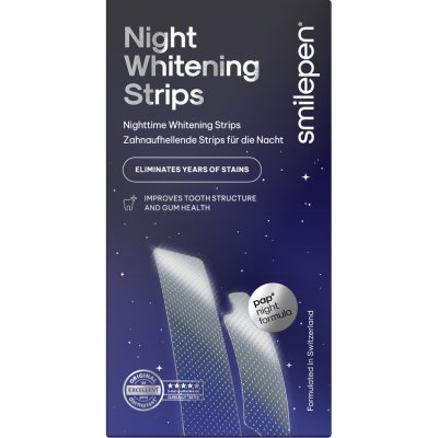 Smilepen Night Whitening Strips sada nočních bělicích pásek 10 × 2 ks – Sleviste.cz