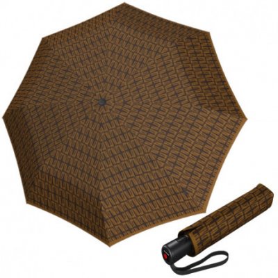 Knirps KNIRPS A.200 TRUST CARAMEL - elegantní dámský plnoautomatický deštník
