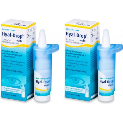 Bausch & Lomb oční kapky Hyal-Drop multi 2 x 10 ml