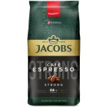 Jacobs Cafe Espresso Strong zrnková 1 kg – Hledejceny.cz