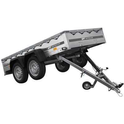UNITRAILER GARDEN 264/2 KIPP s rámem H-0 a šedou plachtou – Hledejceny.cz
