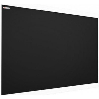 Černá křídová tabule v bílém dřevěném rámu 60x40 cm