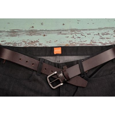 Penny Belts pánský kožený pásek 9-40 hnědý – Zboží Dáma