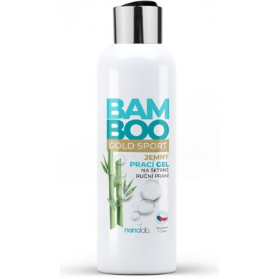 Nanolab Antibakteriální jemný prací gel BAMBOO Gold Sport 500 ml