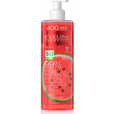 Eveline Cosmetics Natural Watermelon melounový hydrogel na tvář i tělo 400 ml – Zbozi.Blesk.cz