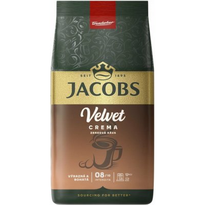 Jacobs Velvet Crema zrnková 0,5 kg – Hledejceny.cz