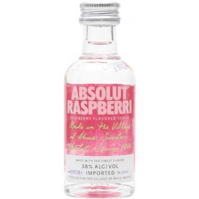 Absolut Raspberri 38% 0,05 l (holá láhev)