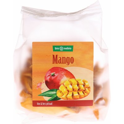 BioNebio Bio sušené mango plátky 80 g – Zboží Mobilmania