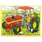 Bigjigs Toys Traktor 24 dílků – Hledejceny.cz