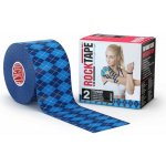 RockTape Kineziologický tejp Design Argyle Blue 5 cm x 5 m – Hledejceny.cz