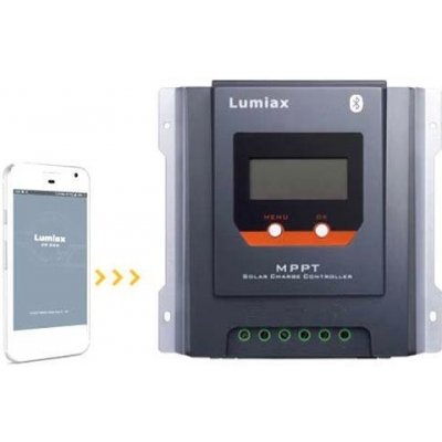 Solární regulátor MPPT Lumiax MT3075-BT, 12-24V,30A, bluetooth (8596425131983)