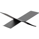 Woood Černý kovový stojan na knihy Giona 12 x 29 cm – Zboží Mobilmania
