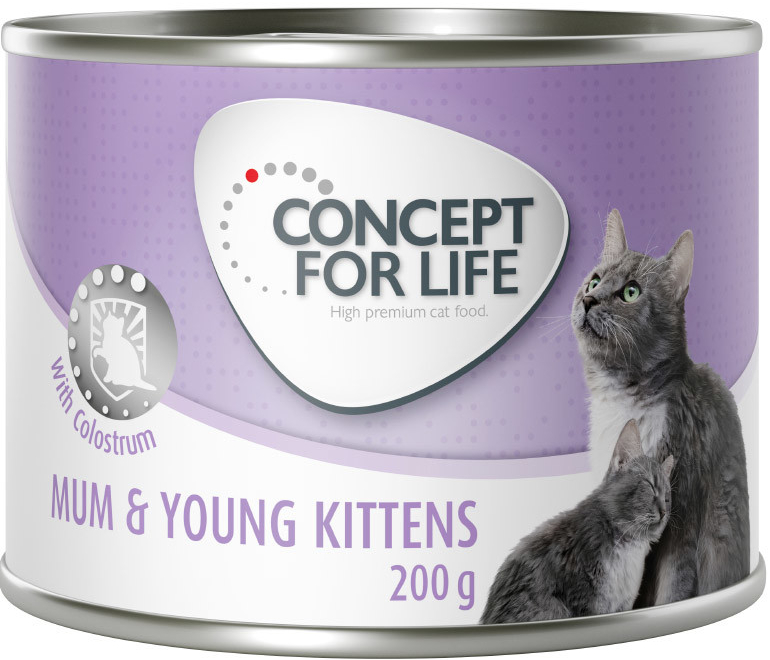 Concept for Life Mum & Young Kittens Mousse 6 x 200 g