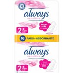 Always Ultra Sensitive Super Plus Vložky S Křidélky Velikost 2 16 ks – Zbozi.Blesk.cz