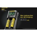 Nitecore Multifunkční USB nabíječka baterií UMS2 LCD 2 sloty – Zboží Mobilmania