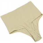 Dámská G-string stahovací tanga béžova – Zboží Dáma