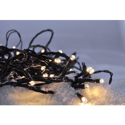 Světelný řetěz 50 LED, 5 m, IP44, teplá bílá – Hledejceny.cz