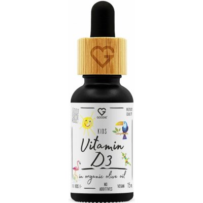 Goodie Dětský vitamin D3 400 IU v BIO Extra panenském olivovém oleji 15 ml – Hledejceny.cz