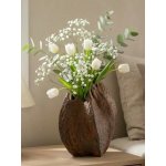 Exkluzivní keramická váza z porcelánu s přírodní texturou 42,5 cm - Poema – Hledejceny.cz
