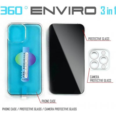 Jelly Case 3in1​ Enviro 360° na iPhone 12​ PRO​ - čiré