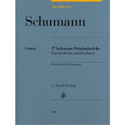 Robert Schumann 17 bekannte Originalstücke noty na klavír – Hledejceny.cz