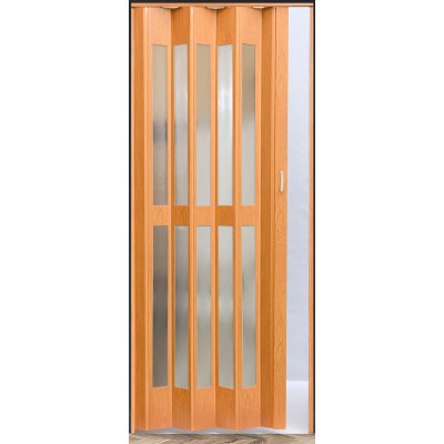 Erkado Shrnovací dveře Prosklené Dub Světlý, 82 x 202 cm – Sleviste.cz