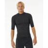 Pánské sportovní tričko Rip Curl Lykra DAWN PATROL UPF PERF Black Marle