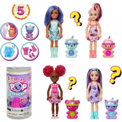 Matter Barbie Pop Reveal Chelsea Bubble Tea HRK63 – Zboží Dáma